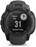 Garmin Instinct 2X Solar, Rugged GPS Smartwatch, Built-in Flashlight, Solar Charging Capability, Multi-Band GNSS, Graphite
