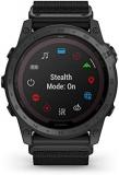 Garmin tactix 7, Pro Ballistics Edition, Ruggedly Built Tactical GPS Watch with Solar Charging Capabilities, Applied Ballistics and Nylon Band,Black