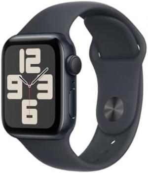 Apple Watch SE 2nd GEN (2024) 40mm GPS Midnight Aluminum Case - Midnight Sport Band S/M