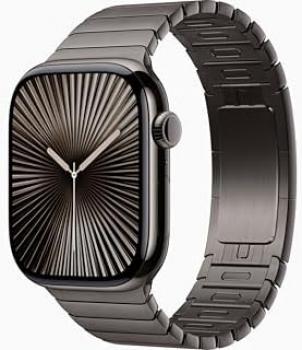 Apple Watch Series 10 [GPS, 42mm] - Slate Titanium Case with Slate Link Bracelet (Renewed)