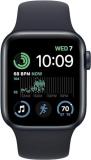 Apple Watch SE (2nd Gen) (GPS, 40mm) - Midnight Aluminum Case with Midnight Sport Band, S/M (Renewed Premium)