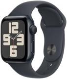 Apple Watch SE 2nd GEN (2024) 40mm GPS Midnight Aluminum Case - Midnight Sport B...