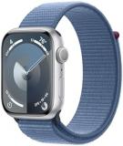 Apple Watch Series 9 [GPS + Cellular, 45mm] - Silver Aluminum Case with Winter B...