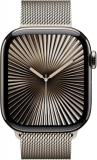 Apple Watch Series 10 [GPS + Cellular, 42mm] - Natural Titanium Case with Natural Milanese Loop, M/L, M/L (Renewed)