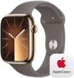 Apple Watch Series 9 [GPS + Cellular 45mm] Smartwatch with Gold Stainless Steel ...