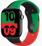 Apple Watch Series 10 [GPS, 46mm] - Jet Black Aluminum Case with Black Unity Sport Band, S/M (Renewed)