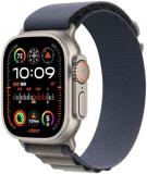 Apple Watch Ultra 2 [GPS + Cellular, 49mm] - Rugged Titanium Case & Blue Alpine ...