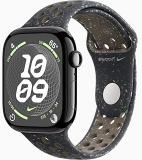 Apple Watch Series 10 [GPS, 46mm] - Jet Black Aluminum Case with Midnight Sky Nike Sport Band, S/M (Renewed)