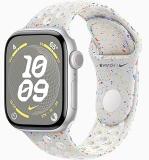 Apple Watch Series 10 [GPS + Cellular, 42mm] - Silver Aluminum Case with Pure Platinum Nike Sport Band, S/M (Renewed)