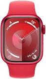 Apple Watch Series 9 [GPS 41mm] Smartwatch with (Product) RED Aluminum Case with (Product) RED Sport Band M/L. Fitness Tracker, Blood Oxygen & ECG Apps, Always-On Retina Display
