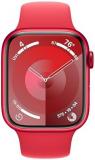 Apple Watch Series 9 [GPS + Cellular 45mm] Smartwatch with (Product) RED Aluminum Case with (Product) RED Sport Band M/L. Fitness Tracker, Blood Oxygen & ECG Apps, Always-On Retina Display