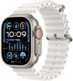 Apple Watch Ultra 2 [GPS + Cellular, 49mm] - Titanium Case With White Ocean Band...