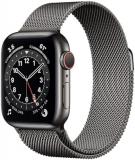 New Apple Watch Series 6 (GPS + Cellular, 40mm) - Graphite Stainless Steel Case ...