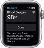 Apple Watch Nike Series 6 (GPS, 40mm) Silver Aluminum Case with Pure Platinum/Black Nike Sport Band, Regular (Renewed)