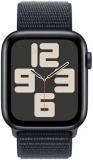 Apple Watch SE (2nd Gen) [GPS, 44mm] - Midnight Aluminum Case with Midnight Sport Loop, M/L (Renewed Premium)