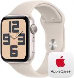 Apple Watch SE GPS 44mm Starlight Aluminum Case with Starlight Sport Band - M/L