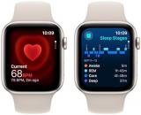 Apple Watch SE GPS 44mm Starlight Aluminum Case with Starlight Sport Band - M/L