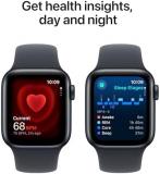 Apple Watch SE (2nd Gen) [GPS 40mm] Smartwatch with Midnight Aluminum Case with Midnight Sport Band S/M. Fitness & Sleep Tracker, Crash Detection, Heart Rate Monitor