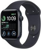 Apple Watch SE (2nd Gen) [GPS, 44mm] - Midnight Aluminum Case with Midnight Sport Band, S/M (Renewed Premium)