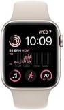Apple Watch SE (2nd Gen) (GPS + Cellular, 44mm) - Starlight Aluminum Case with S...