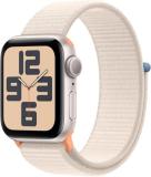 Apple Watch SE (2nd Gen) [GPS, 44mm] - Starlight Aluminum Case with Starlight Sp...