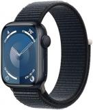 Apple Watch Series 9 [GPS + Cellular, 45mm] - Midnight Aluminum Case with Midnig...