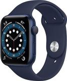 Apple Watch Series 6 (GPS, 44mm) - Blue Aluminum Case with Deep Navy Sport Band ...