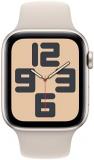 Apple Watch SE (2nd Gen) [GPS, 44mm] - Starlight Aluminum Case with Starlight Sport Band - M/L (Renewed)