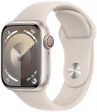 Apple Watch Series 9 (GPS, 41mm) Starlight Aluminum Case with Starlight Sport Ba...