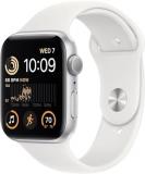 Apple Watch SE (2nd Gen) (GPS + Cellular, 44mm) - Silver Aluminum Case with Whit...