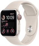 Apple Watch SE (2nd Gen) [GPS + Cellular 40mm] Smart Watch w/Starlight Aluminum Case & Starlight Sport Band - M/L. Fitness & Sleep Tracker, Crash Detection, Heart Rate Monitor, Water Resistant