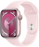 Apple Watch Series 9 (GPS + LTE) 45MM Pink Aluminum Case Light Pink Sport Band (...