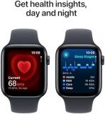 Apple Watch SE (2nd Gen) [GPS 44mm] Smartwatch with Midnight Aluminum Case with Midnight Sport Band M/L. Fitness & Sleep Tracker, Crash Detection, Heart Rate Monitor