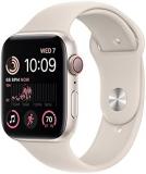 Apple Watch SE (2nd Gen) (GPS + Cellular, 44mm) - Starlight Aluminum Case with S...