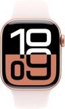 Apple Watch Series 10 [GPS, 42mm] - Rose Gold Aluminum Case with Light Blush Sport Band, S/M (Renewed)