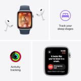Apple Watch SE (2nd Gen) [GPS, 44mm] - Midnight Aluminum Case with Midnight Sport Loop, M/L (Renewed)