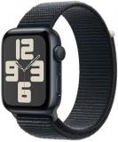 Apple Watch SE (2nd Gen) (GPS, 40mm) - Midnight Aluminum Case with Midnight Sport Loop - One Size (Renewed)