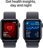 Apple Watch SE (2nd Gen) (GPS, 40mm) - Midnight Aluminum Case with Midnight Sport Loop - One Size (Renewed)