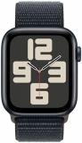 Apple Watch SE (2nd Gen) [GPS + Cellular, 44mm] - Midnight Aluminum Case with Midnight Sport Loop Band, M/L (Renewed)