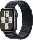 Apple Watch SE (2nd Gen) [GPS + Cellular, 44mm] - Midnight Aluminum Case with Midnight Sport Loop Band, M/L (Renewed)