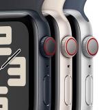 Apple Watch SE (2nd Gen) [GPS + Cellular, 44mm] - Midnight Aluminum Case with Midnight Sport Loop Band, M/L (Renewed)