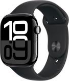 Apple Watch Series 10 [GPS + Cellular, 46mm] - Jet Black Aluminum Case with Blac...