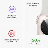 Apple Watch SE (2nd Gen) (GPS, 44mm) - Midnight Aluminum Case with Midnight Sport Band, M/L (Renewed)