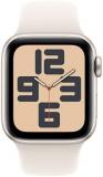 Apple Watch SE (2nd Gen) [GPS 40mm] Smartwatch with Starlight Aluminum Case with Starlight Sport Band S/M. Fitness and Sleep Trackers, Crash Detection, Heart Rate Monitor, Retina Display