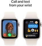 Apple Watch SE (2nd Gen) [GPS 40mm] Smartwatch with Starlight Aluminum Case with Starlight Sport Band S/M. Fitness and Sleep Trackers, Crash Detection, Heart Rate Monitor, Retina Display