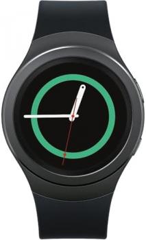 Samsung Gear S2 SM-R720 4GB Wi-Fi, Dust and Water Resistant Smartwatch - Dark Grey (Renewed)