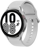 Samsung Galaxy Watch 4 40mm Smartwatch with ECG Monitor Tracker for Health Fitness Running Sleep Cycles GPS Fall Detection Bluetooth US Version, Silver (Renewed)
