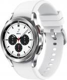 SAMSUNG Galaxy Watch 4 Classic 42mm Smartwatch w/Bonus Band (Black), ECG Monitor Tracker for Health, Fitness, Running, Sleep Cycles, GPS Fall Detection & Bluetooth, US Version, Silver