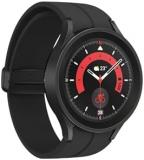 SAMSUNG Galaxy Watch 5 Pro (45mm,WIFI + 4G LTE) 1.4'' Super AMOLED Smartwatch GPS Bluetooth with Sleep Coaching,Bioactive Sensor,Water Resistant R925U (Fast Charger Bundle,Black Titanium) (Renewed)