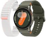 SAMSUNG Galaxy Watch 7 40mm LTE AI Smartwatch + Free Band, Energy Score, Wellness Tips, Heart Rate Tracking, Sleep Monitor, Fitness Tracker, 2024, Green [US Version, 1Yr Manufacturer Warranty]
